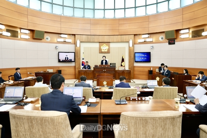봉화군의회, 제264회 임시회 개회