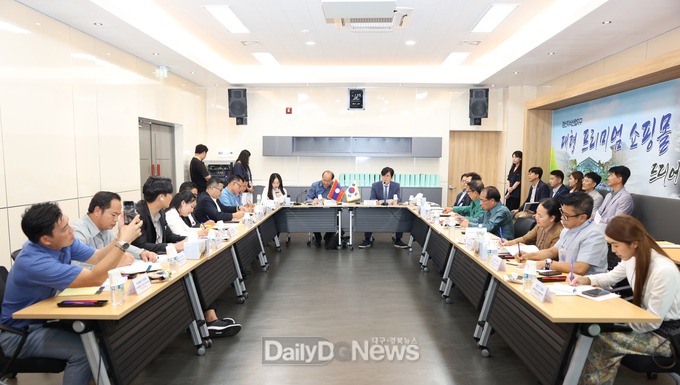 라오스 토지국 공무원들 지가정보시스템 구축 위한 경산시 방문