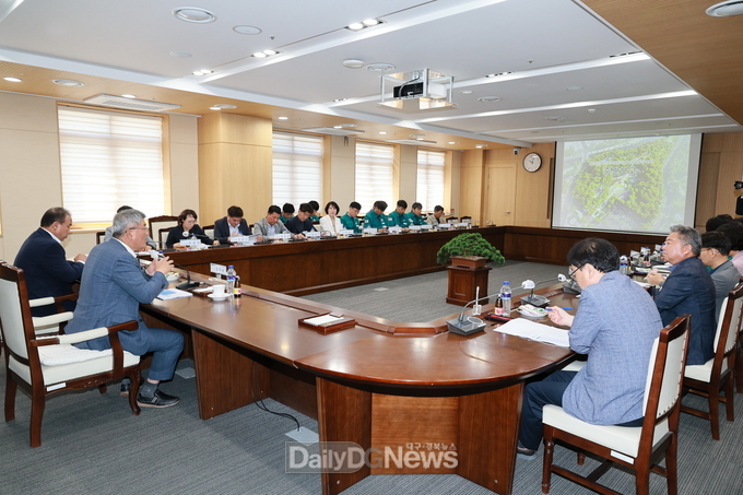 예천군, 남산공원 조성사업 공원조성계획 수립 및 실시설계 용역 중간보고회 개최