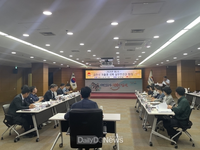 김천시, 2024년 제2차 저출생 극복 실무추진단 회의 개최