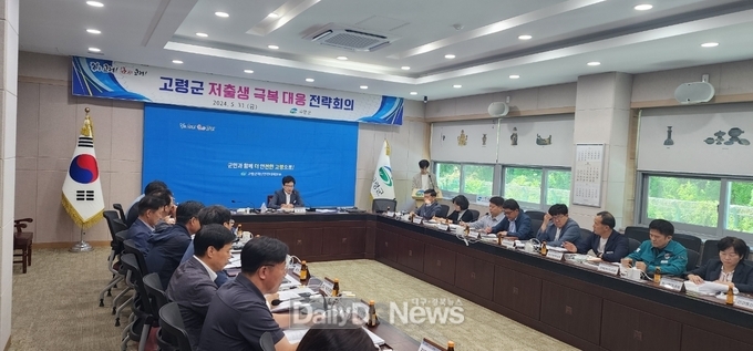 고령군, ‘저출생 대응 전략회의’ 개최