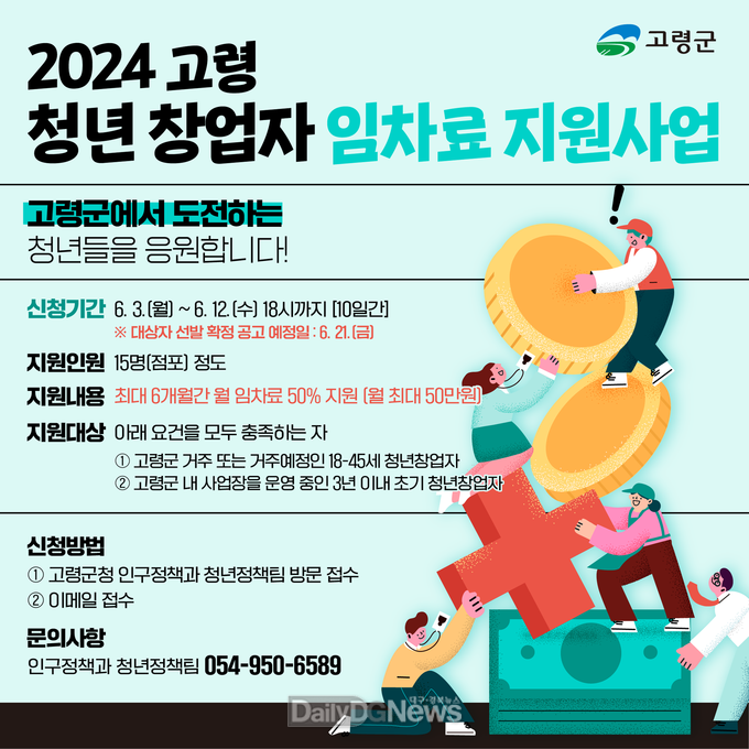 청년 창업자 임차료 지원사업 대상자 모집