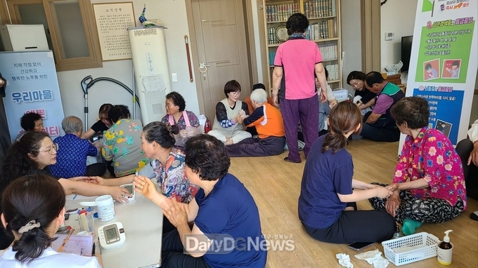 경북도립대학교 학생들, 예천에서 지역 어르신 대상 봉사활동 전개