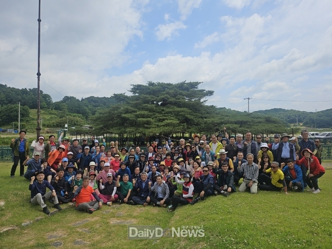 재대구 예천산악회 감천 주마산에서 등반행사 및 향사랑기부제 동참