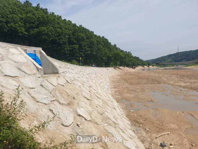 문수면 월호리 서천 정비완료 모습