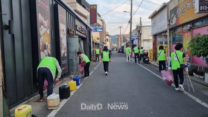 경산시 자연보호중앙동협의회, 환경정화 활동 실시