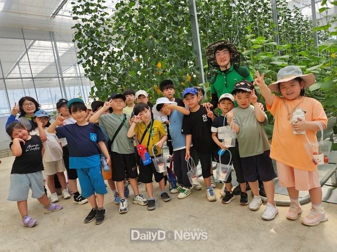 예천군, 관내 초등학생 대상으로 스마트농업 체험교육 실시