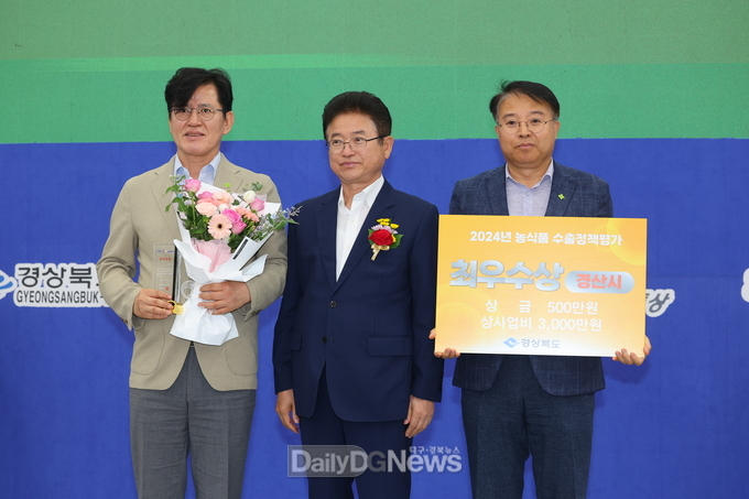 경산시, ‘2024년 농식품 수출정책 평가’ 최우수상 수상!