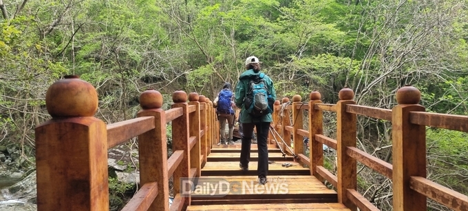 성주군, 가천면‘법전리~칠불능선(2.8Km)’탐방로 개방