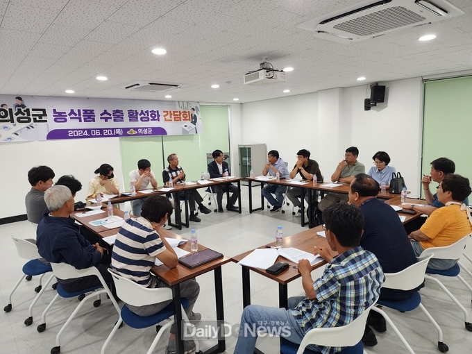 의성군, 농식품 수출 활성화 간담회 개최