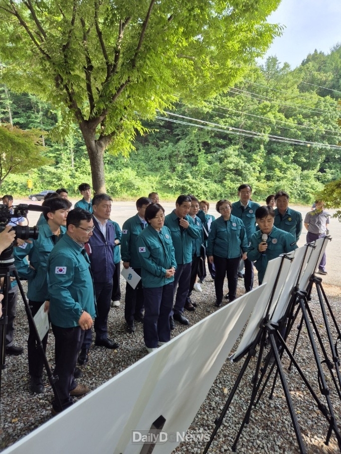 송미령 농림축산식품부 장관, 상주시 아프리카돼지열병(ASF) 방역실태 현장점검