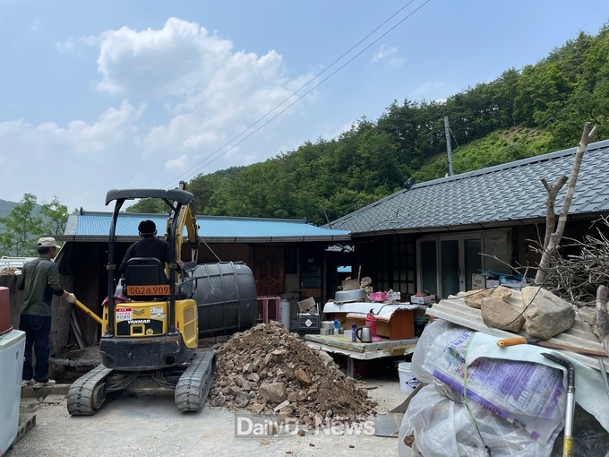 삼국유사면, 민간자원 연계한 취약계층 집수리 지원