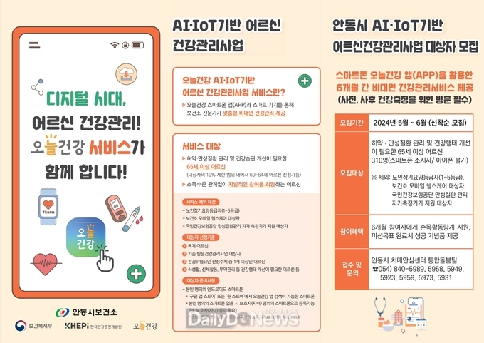 스마트폰 앱(APP) 활용해 6개월간 비대면 건강관리서비스 제공