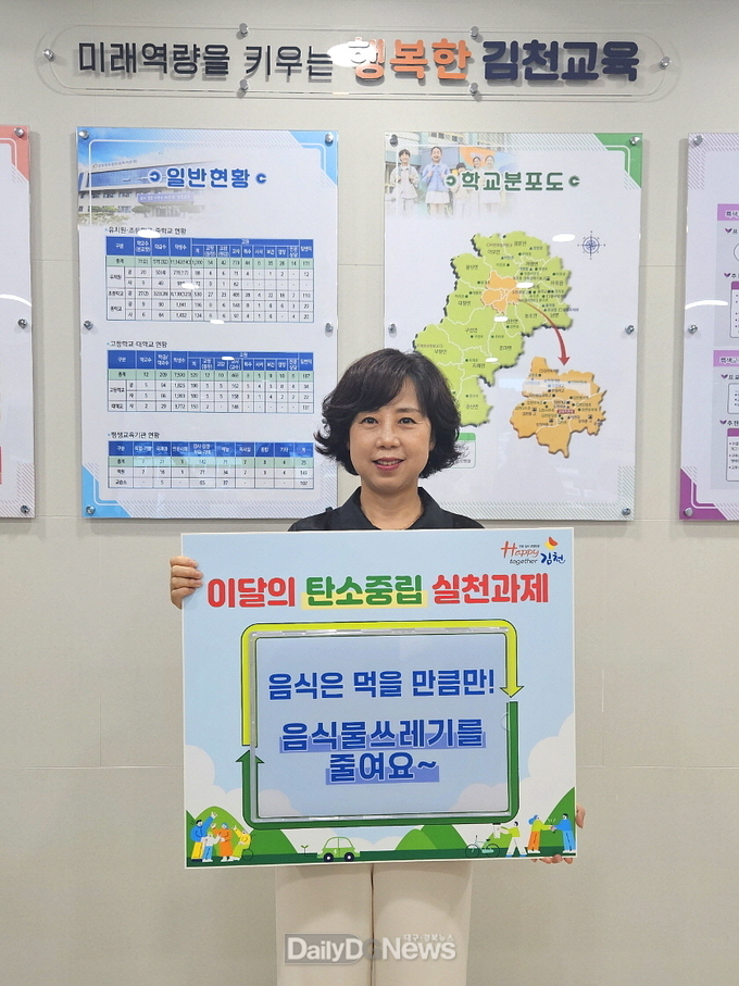 김천시, 탄소중립 실천 과제 음식물쓰레기 줄이기 캠페인