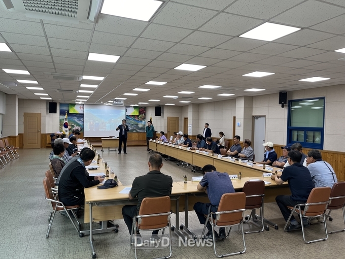 김천시, ‘찾아가는 산사태 예방 교육’ 진행