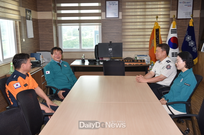 경산시의회, 경산소방서 격려 방문