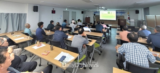 의성군, 벼품종 다양화 채종포단지 기술교육 실시