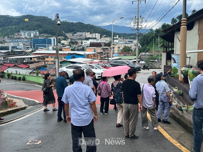 김천시 자산골, 전국 지자체에서 선진지 견학 발걸음 이어져