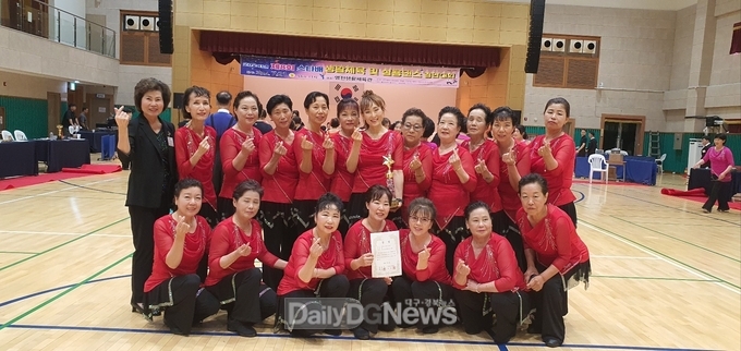 사벌국면 핫라인댄스팀 종합 2위, 중동면 해피라인댄스팀 종합 3위