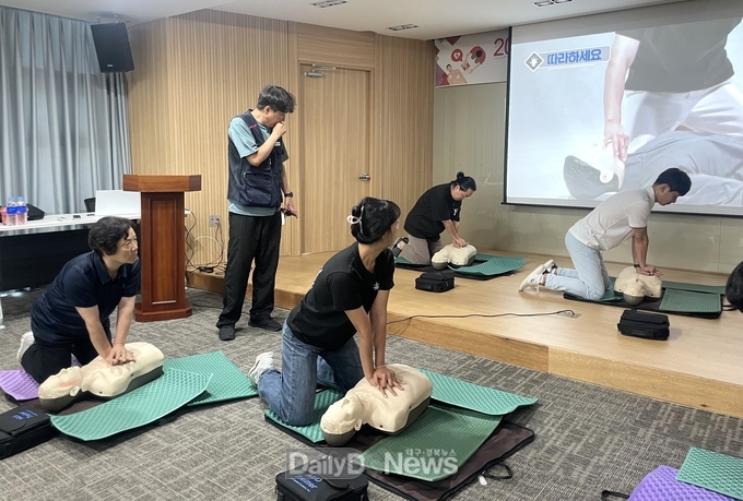 의성군, 심폐소생술 응급처치 교육 실시