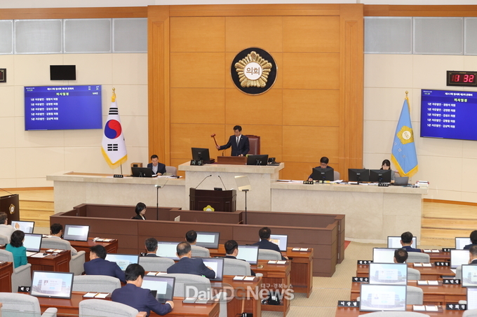 포항시의회 제317회 임시회 폐회