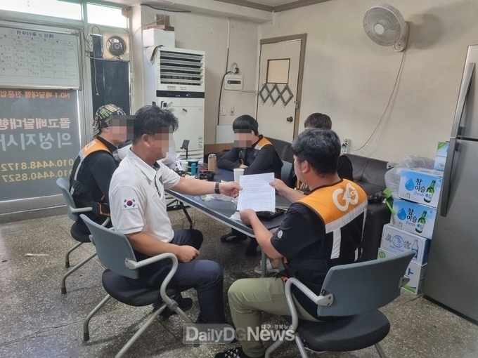 의성서, 배달업체 방문 이륜차 교통사고 예방 활동 전개