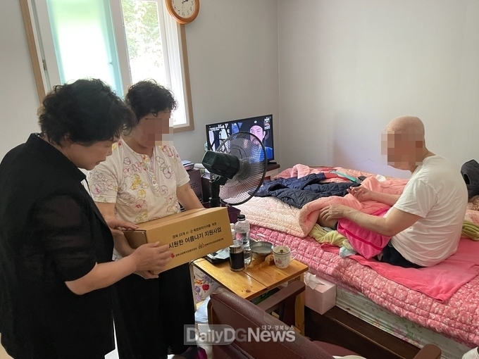 청도군 금천면, 폭염속 무더위 쉼터 점검 및 취약계층 안부 확인