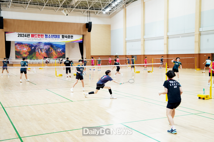 배드민턴의 성지 청송군, 청소년(U-15) 배드민턴 대표팀 전지훈련 유치