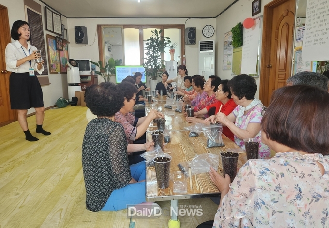 의성 안계면 용기1리 경로당, 찾아가는 탄소중립교육 실시
