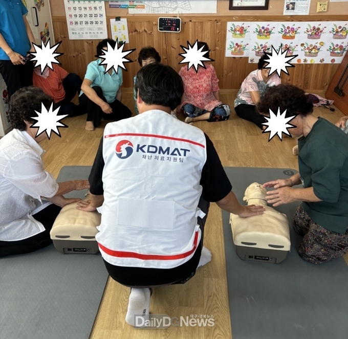 문경시보건소, 찾아가는 심폐소생술 교육 실시