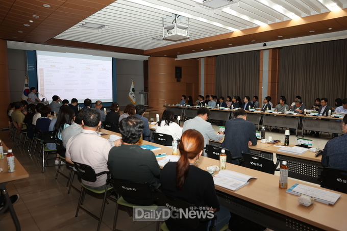 상주시 , 스마트도시계획 수립 용역 중간보고회 개최