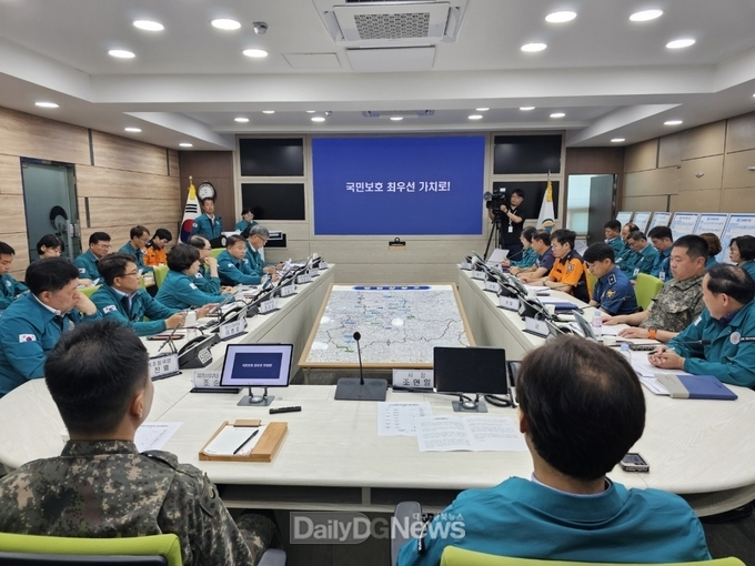 최초상황보고 및 전시주요현안과제 토의 실시