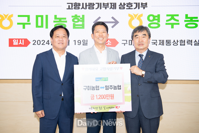 구미농협, 영주농협과 ‘고향사랑기부금 상호기부’