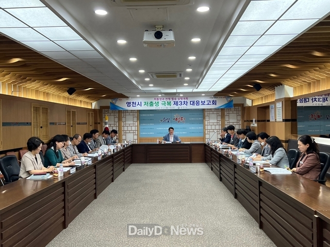 영천시, 저출생 극복 실행과제 추진상황 3차 점검.