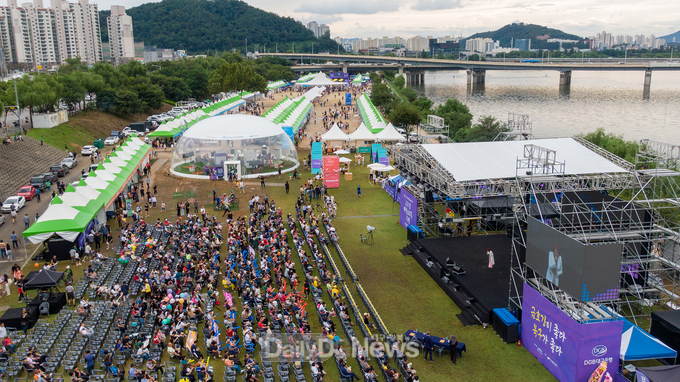 지난해 금호강 바람소리길 축제 모습. (사진=(재)행복북구문화재단 제공)