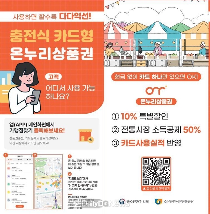 온누리 상품권 관련 포스터