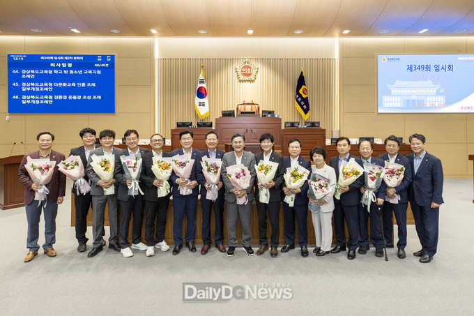 경상북도의회, 제12대 후반기 국민의힘 교섭단체 원내대표단 구성