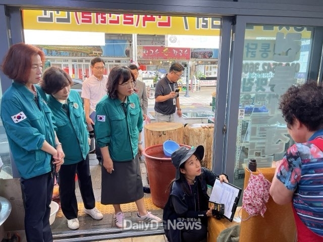 관내 전통시장 3개소(경산, 하양, 자인공설시장) 합동 점검