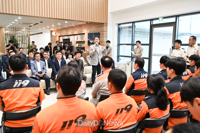 구미시 원팀(One team), 추석맞이 유관기관 비상근무자 격려 방문