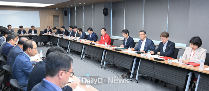 9월 20일 열린 대구시 간부회의 모습, (사진=대구시 제공)