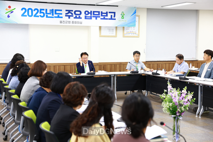 울진군, 2025년도 주요업무 보고회 개최