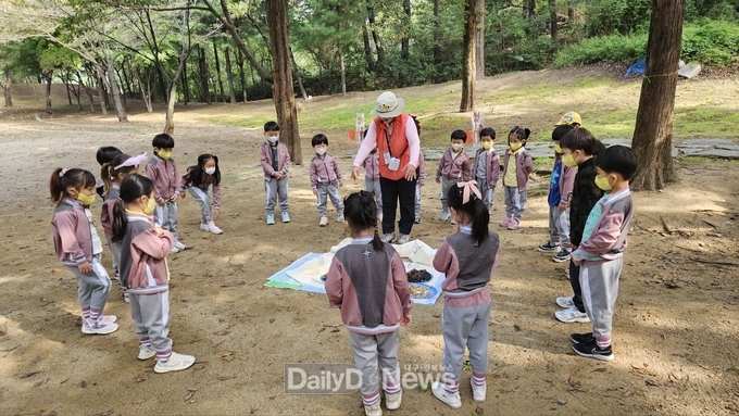 대구시교육청. ‘2024 영유아 자연놀이 체험’ 운영 모습. (사진=대구시교육청 제공)