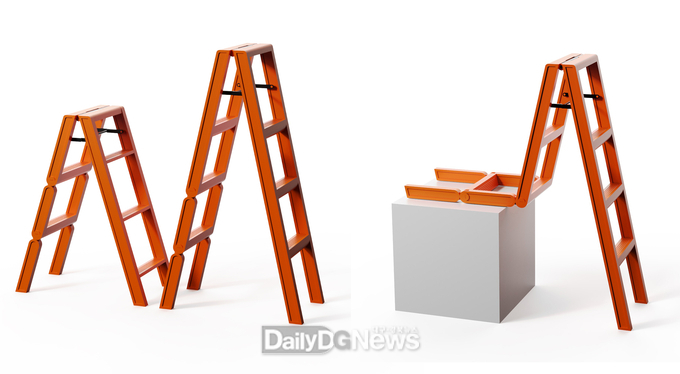  작품명 Laser Positioning Ladder