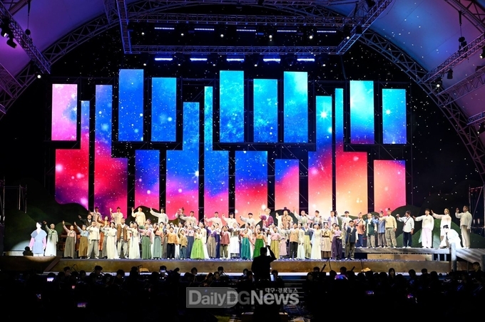 지난 10월 5일 사문진 파크오페라 모습. (사진=달성군 제공)