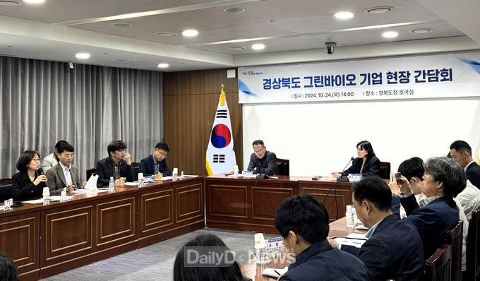 경북도, 그린바이오 기업 현장 간담회 개최