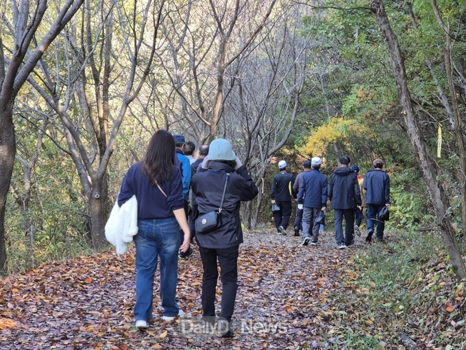 구미시, ‘제5회 해평냉산 임도걷기 대회’ 
