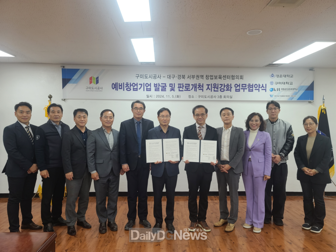 예비창업기업 발굴 및 판로개척 지원을 위한 업무협약 체결