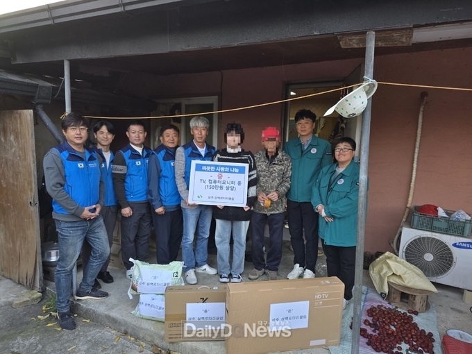 상주삼백로타리클럽, 관내 저소득층 가구에 물품 기탁