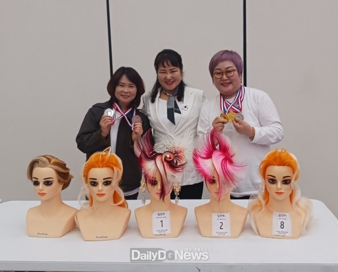 (사)대한미용사회 고령군지부, 2024년 경상북도지사배 미용경진대회에서 금상·은상 수상!