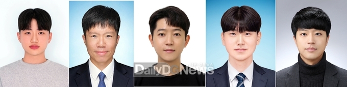 국립금오공대 제공) 사진 좌측부터 장용찬S, 이원호P, 이창연P, 손현수S, 이태경P